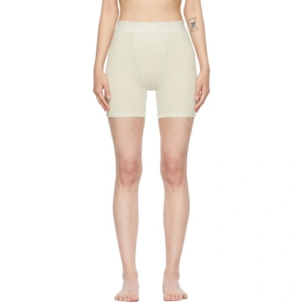 SKIMS Pointelle Logo Boxer Bone S